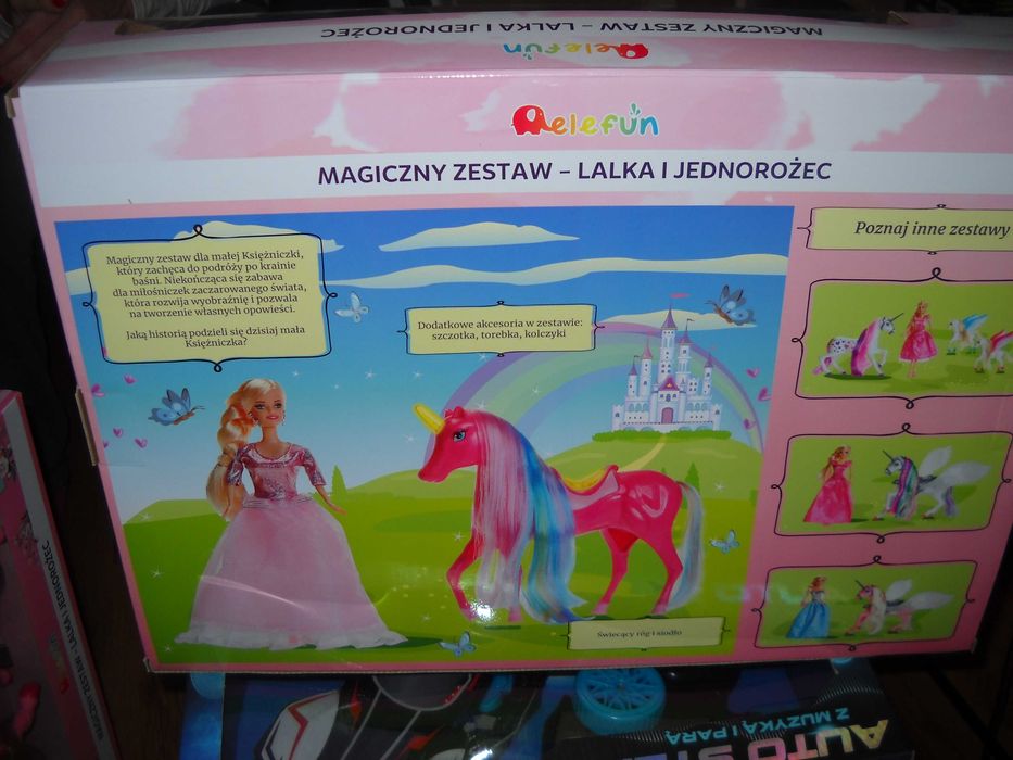 nowa lalka + jednorozec