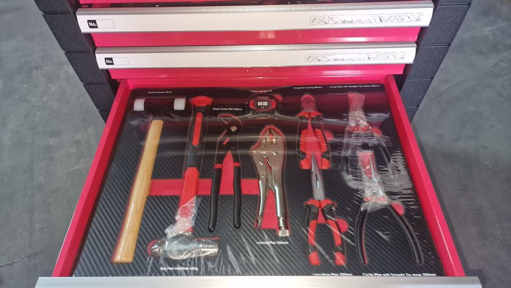 Carro com 7 gavetas 4 com ferramentas incluídas Peter