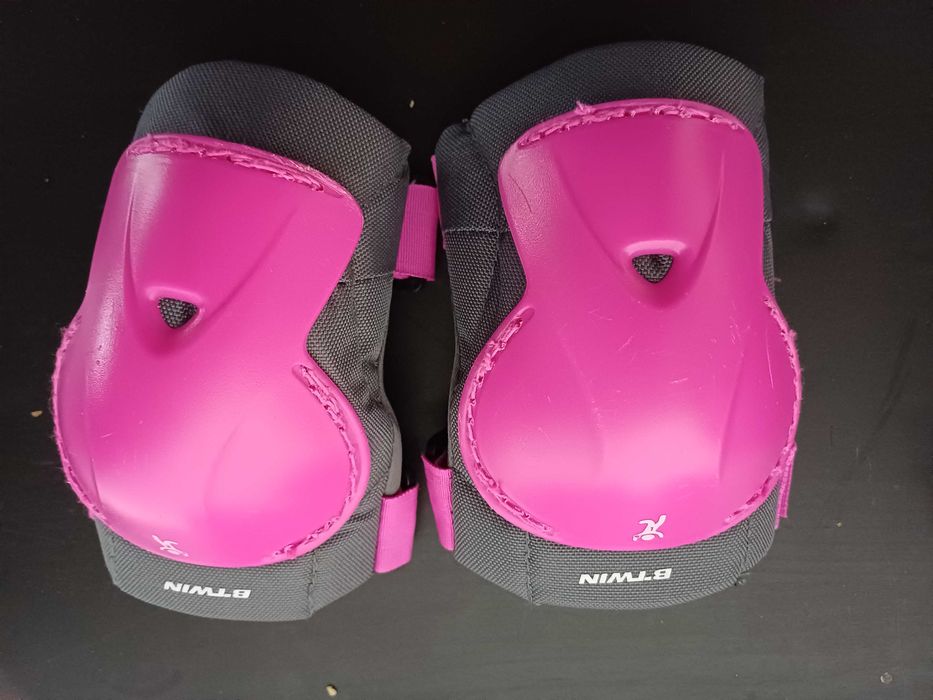 Conjunto Patins em linha com capacete, joelheiras e cotoveleiras!