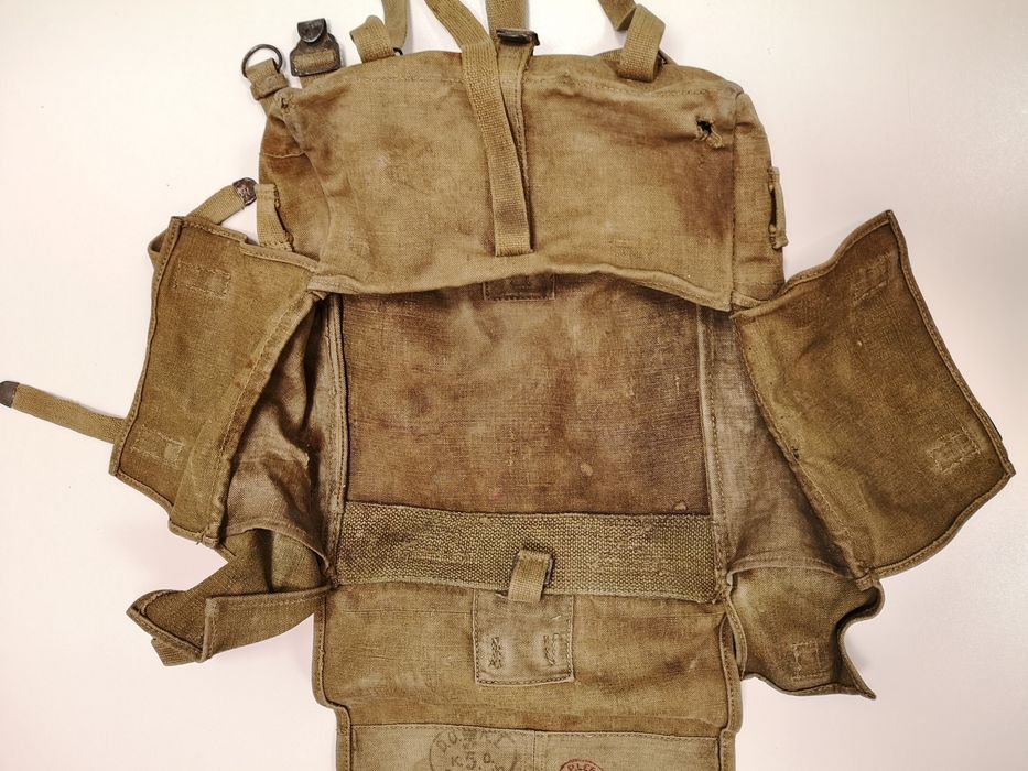 Plecak kostka, tornister WP wz. 33, 1936r, 5 Pułk Piechoty Leg.
