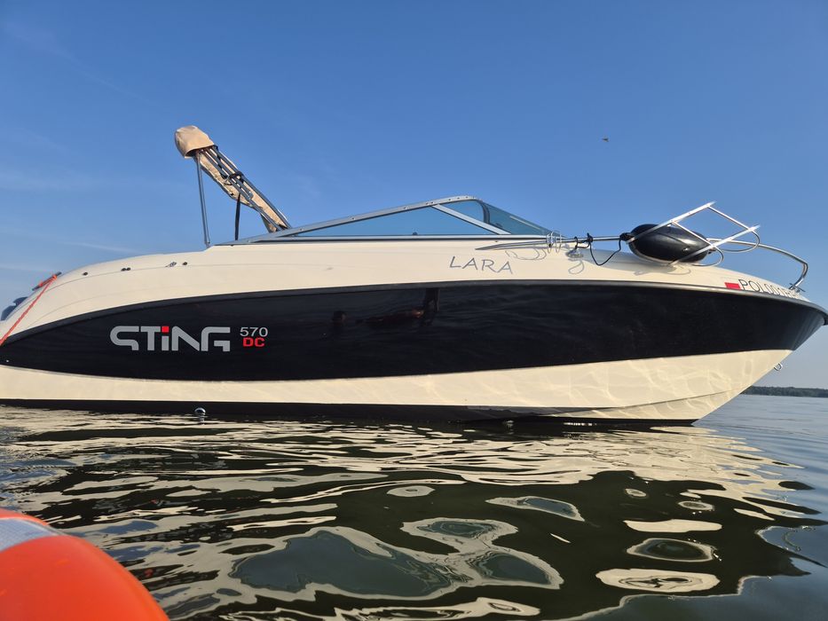 Motorówka jacht sting 570dc yamaha  piękna możliwa zamiana