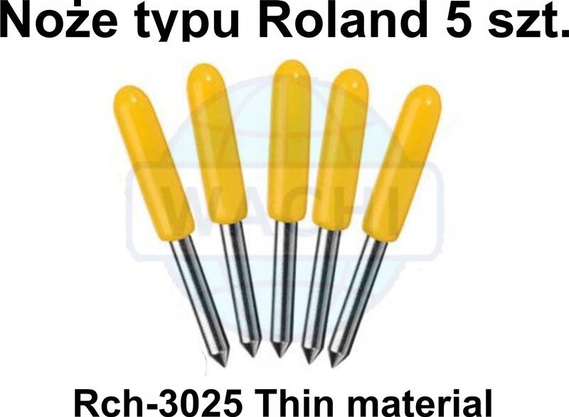 noże typu Roland ostrza 30 st. zestaw 5 szt.
