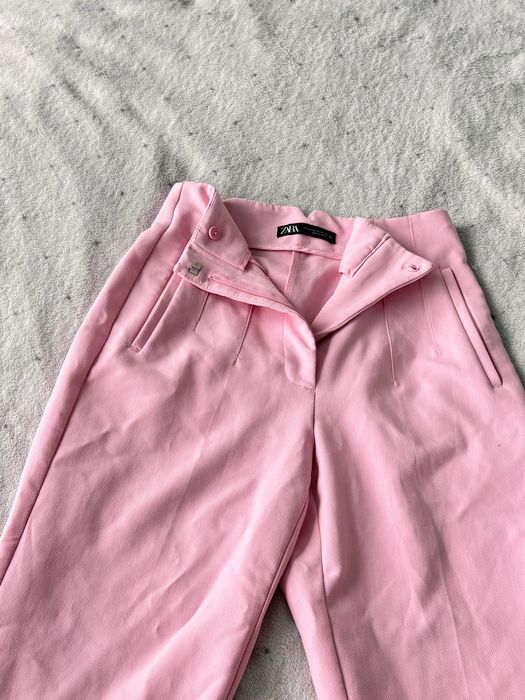 Брюки Zara рожеві