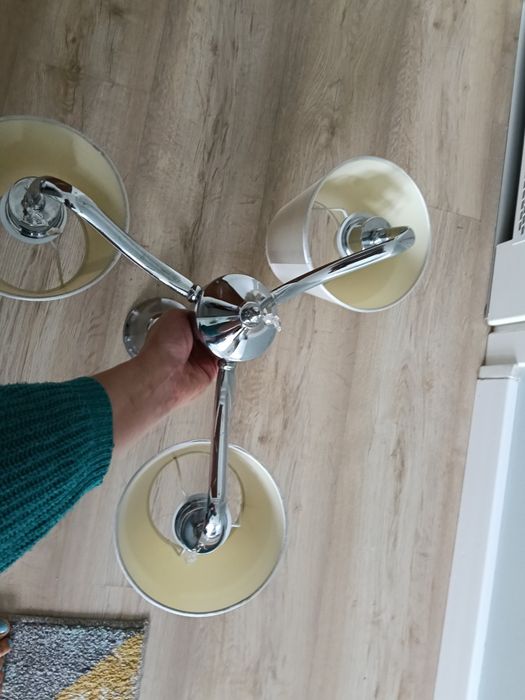 Lampa wisząca z kryształkami