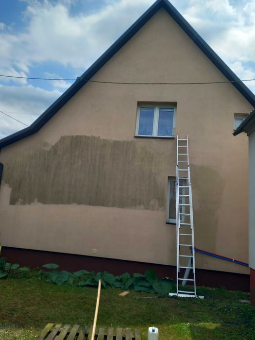 Mycie dachów elewacji kostki brukowej płotów