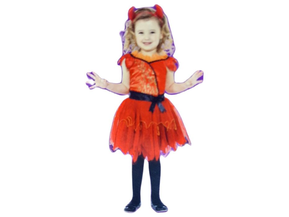 Strój Karnawałowy Przebranie Halloween Diabełek 3-4lata