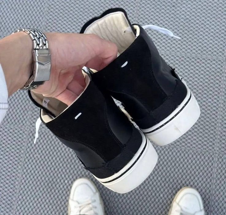 Кеды maison margiela evolution high black mm6 эволюшин высокие