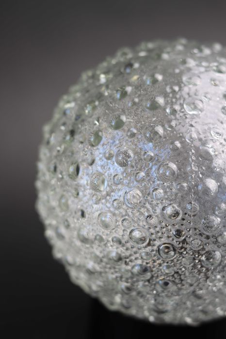 Plafon - kinkiet - kula we wzorki Bubbles - na podstawie bakelitowej