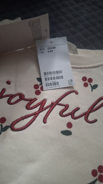 Bluza H&M rozm 122/128, NOWA
