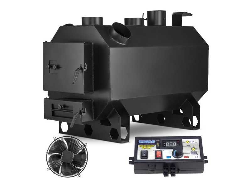 Piec nadmuchowy z nadmuchem dmuchawa OKTAGON o mocy 35 kW