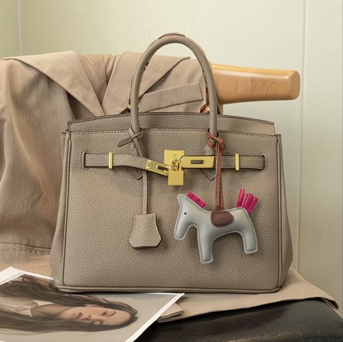 Сумка Hermes в кольорі тауп