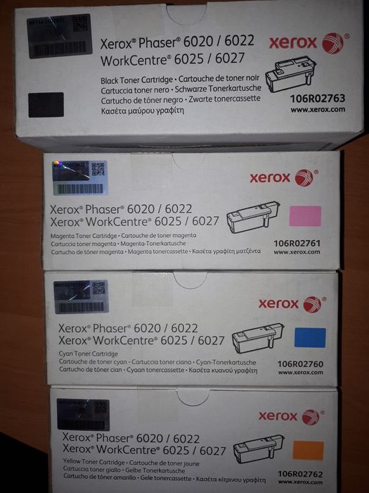 Комплект тонер картриджей Xerox Ph. 6020/6025