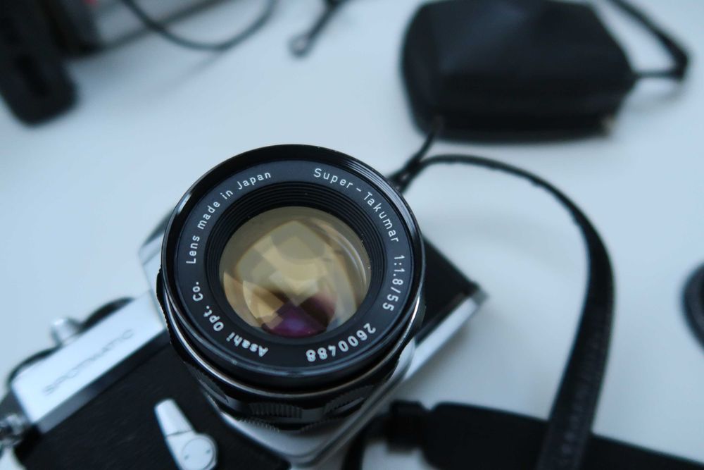 PENTAX SPOTMATIC SP + Takumar 55mm 1:1.8 +  Takumar 135mm 1:3.5
