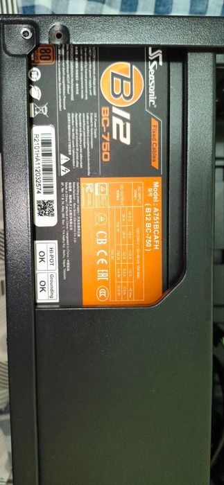 Vendo Seasonic BC 750 80Plus Bronze