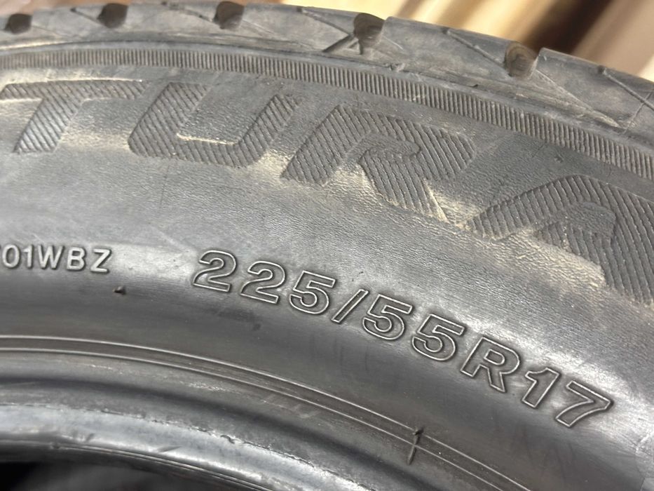 225-55-R17 BRIDGESTONE TURANZA комплект летней резины GERMANY 2022