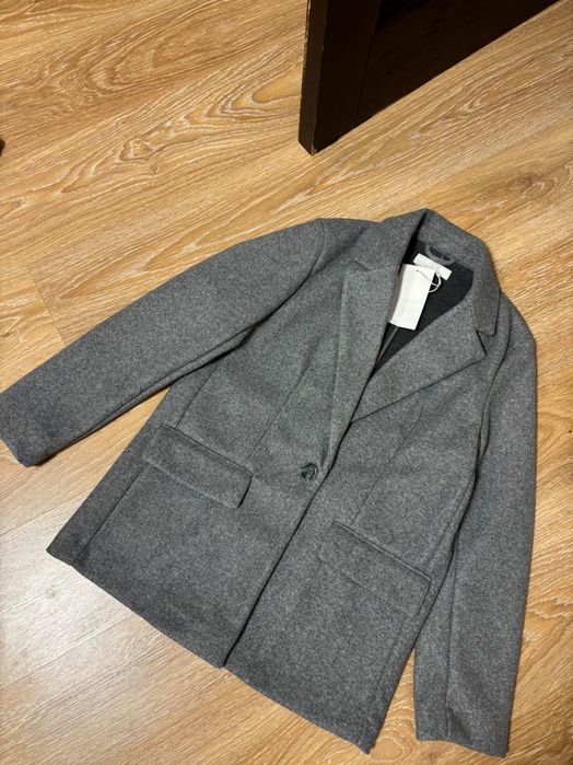 Мʼякий блейзер Zara сірий XS/34-36