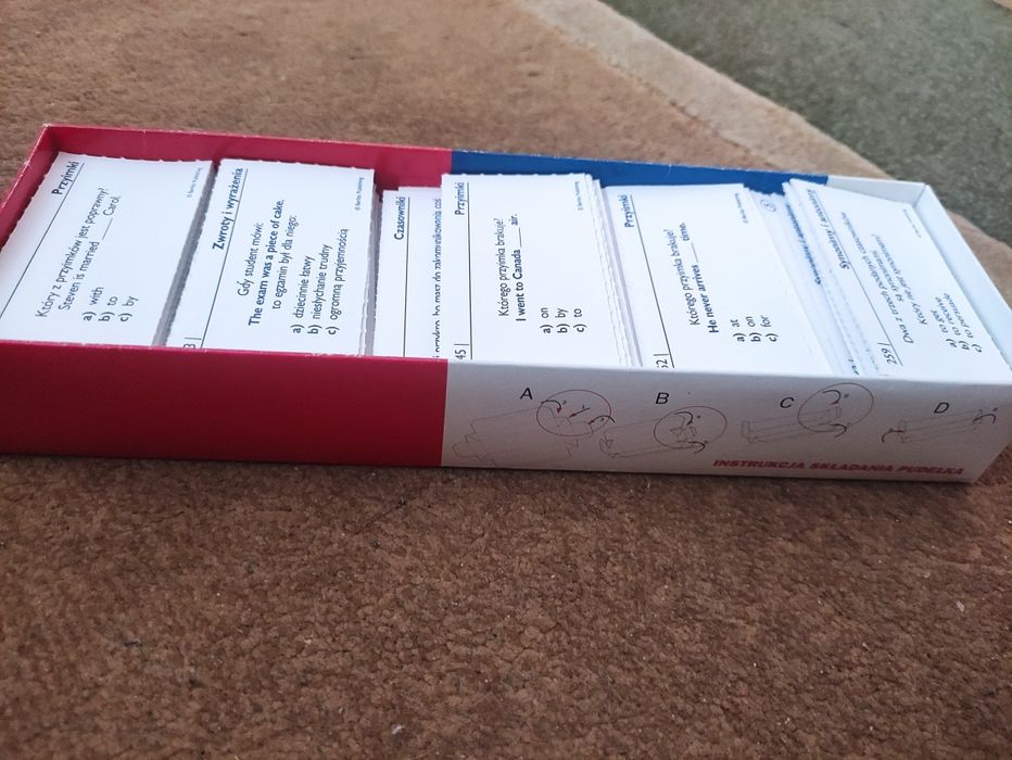 Fiszki do nauki języka angielskiego