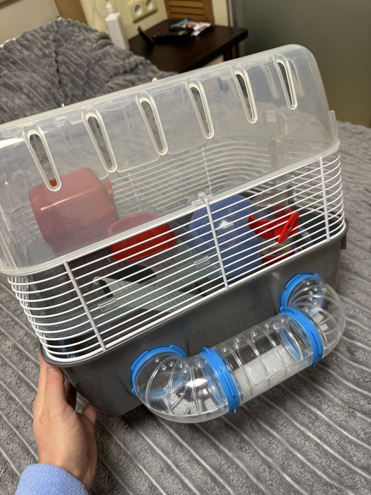 Полный  комплект для  хомяка , джунгарика , клетка для хомяка