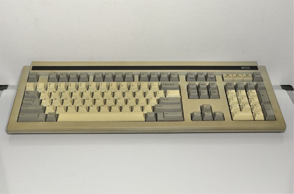 Retro klawiatura mechaniczna WYSE 840358 -01 USA terminal komputer PC