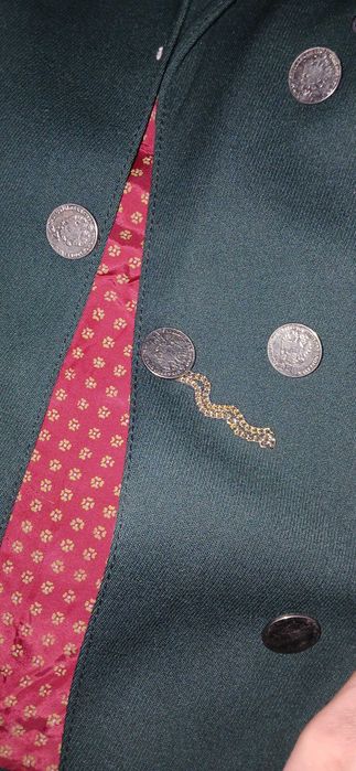 Męska marynarka/kurtka Janker Loden, marki Distler, w kolorze zielonym