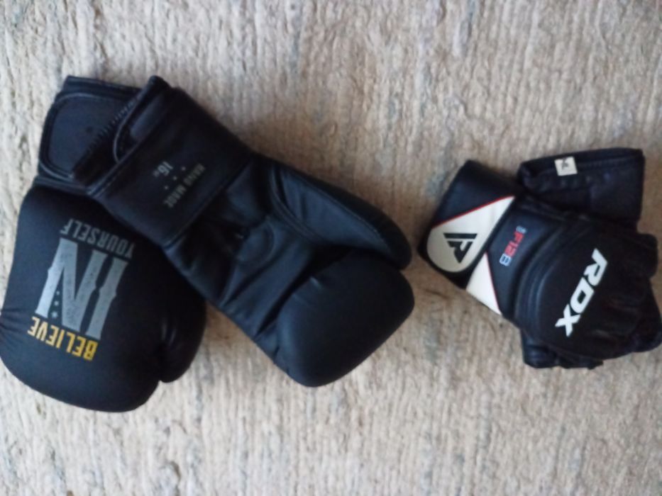 Luvas Box e Muay Thai NOVAS (Par)