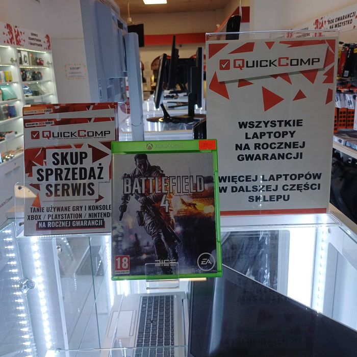 Gra XBOX ONE / X Series Battlefield 4 Gwarancja 1 Rok QUICK-COMP Przemyśl