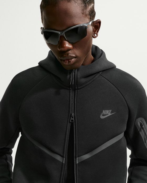 Зипка nike tech fleece black