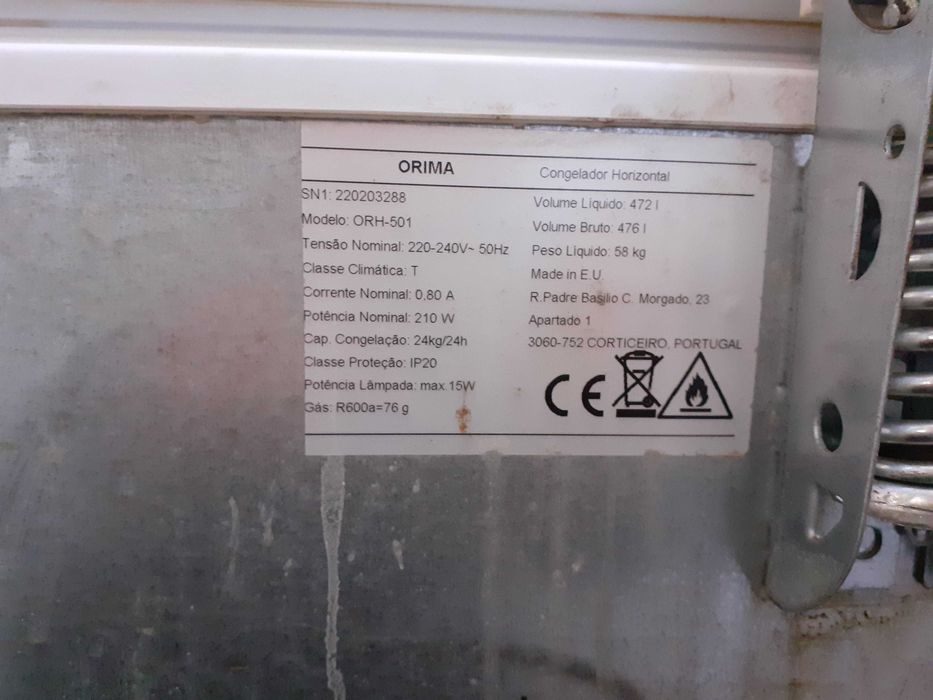Congelador Horizontal ORIMA – Modelo ORH-501