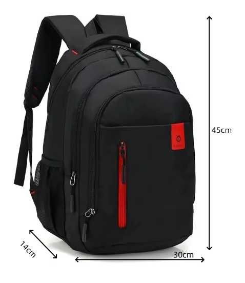 Plecak miejski, szkolny, do pracy, czarny