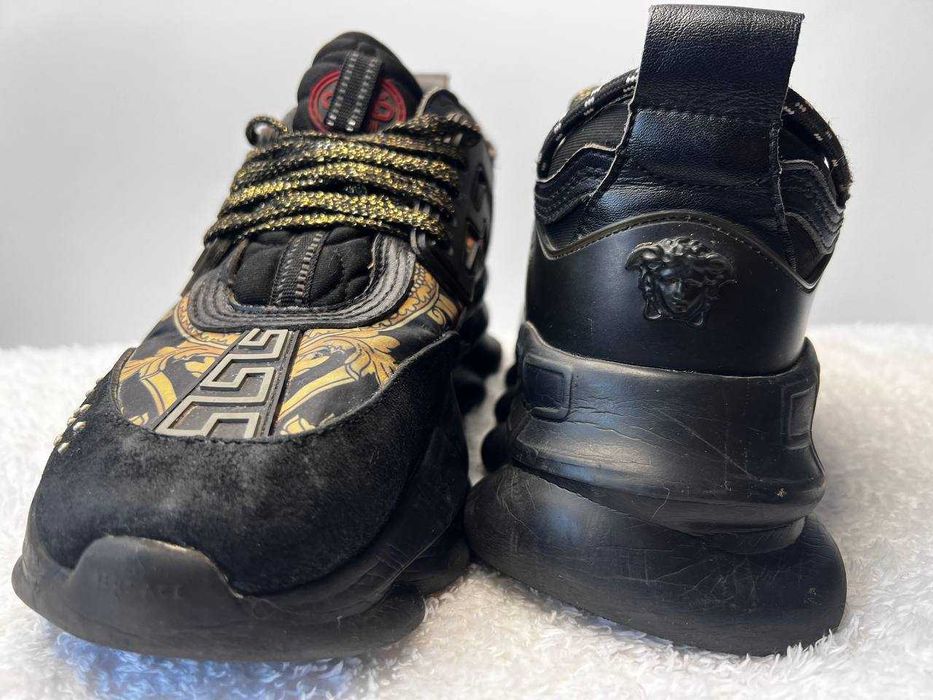 Кросівки Versace chain collection Эксклюзив Кожа, 39-40 уст 26 унісекс