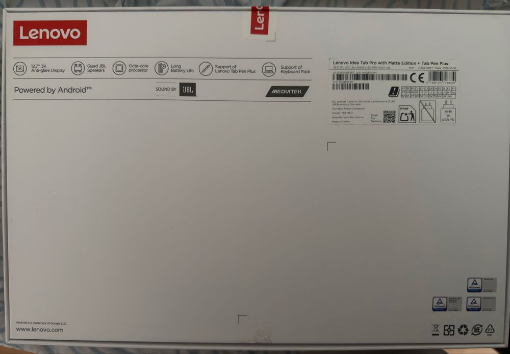 Lenovo Idea Tab Pro Matte Edition 12,7"