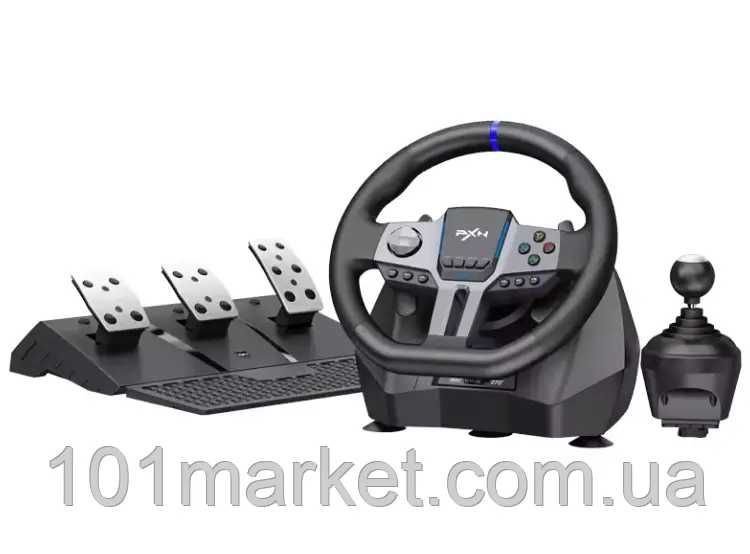Руль с педалями и коробкой передач PXN V9