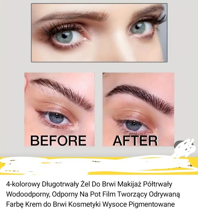 Żel , henna do brwi nowy