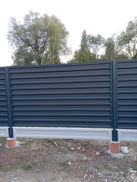 Збірний фундамент секційна огрржа підмурівка дня парканів  огорож