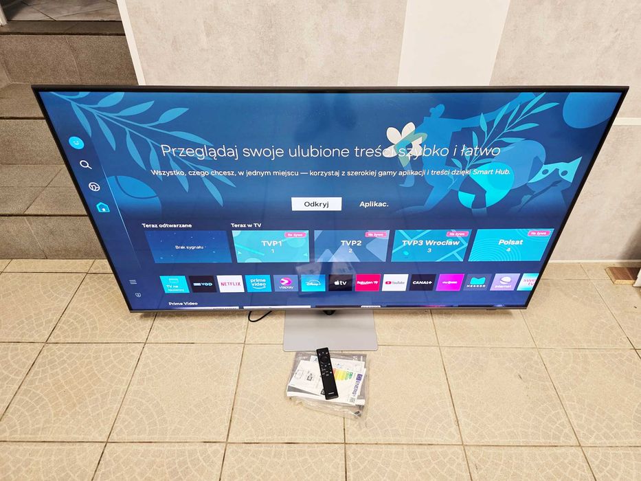 Telewizor Samsung QE55Q77BAT 4K 120Hz QLED / Stan BDB \ Plus Lombard Kłodzko
