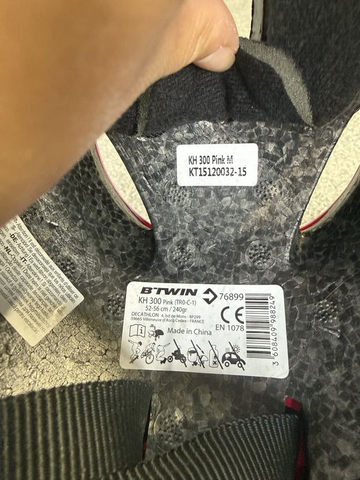 Dwa kaski rowerowe dziecięce S i M komplet regulowane