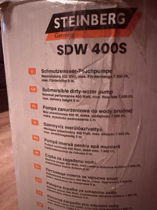 pompa zanurzeniowa do wody brudnej