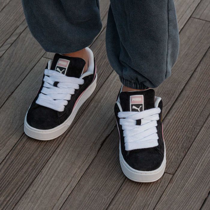 Кросівки Puma Suede XL Black/Pink premium