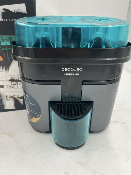 Cecotec essentialvita twice black elektryczna wyciskarka do cytrusów