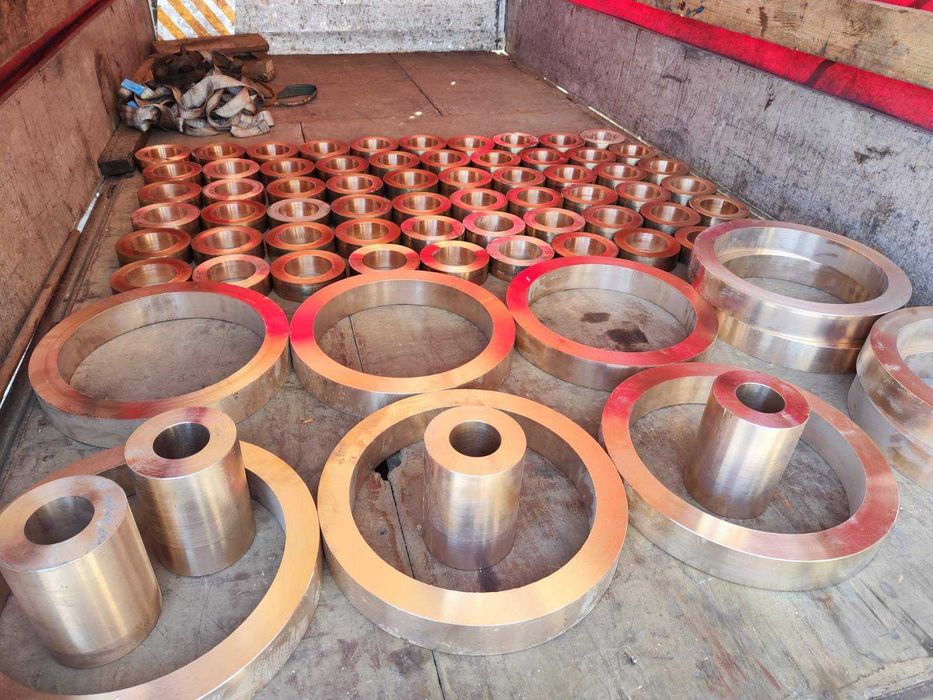 Втулка бронзова, бронза круг, плоска заготовка,(БрОЦС555,БрАЖ9-4,БрОФ)