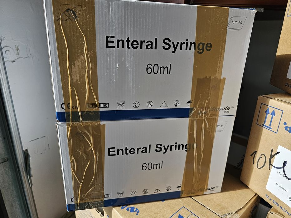 Strzykawka enteralna ENFit MICSAFE Medical 60ml do żywienia dojelitowego