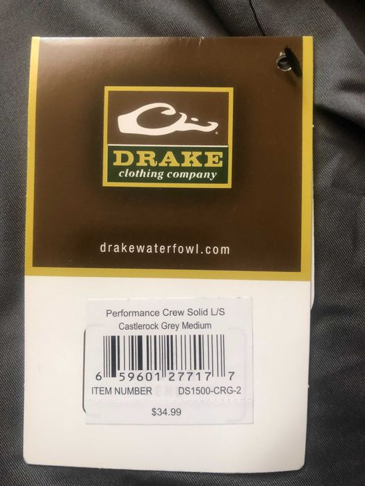 Футболка з довгим рукавом Drake Performance Crew LS