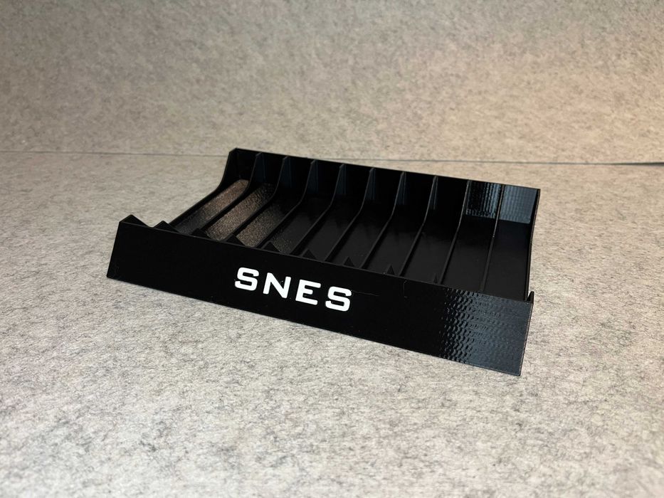 Stojak podstawka na 10 gier SNES Super Nintendo