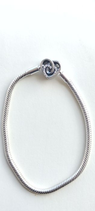 Pulseiras variadas prata 925, compatíveis com berloques Pandora
