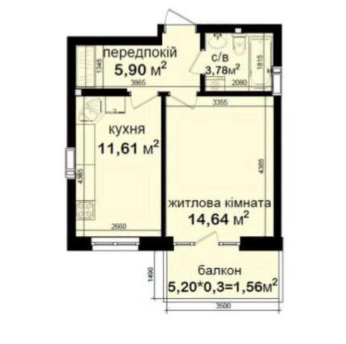 Продаж 1-к квартири вул. Метрологічна, 107 у Голосіівському районі