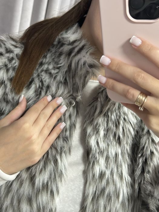 Еко шуба лама S/M автоледі