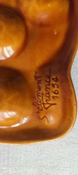 Patera na jajka, St Clement 1654 France oryginalna