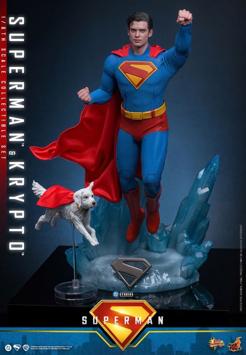 Фігурка 1/6 Hot Toys MMS 812 Superman 2025: Superman & Krypto