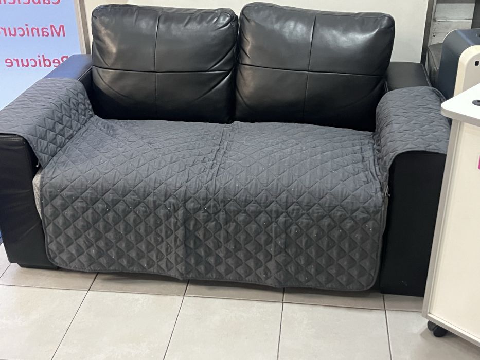 Sofa 2 lugares em preto