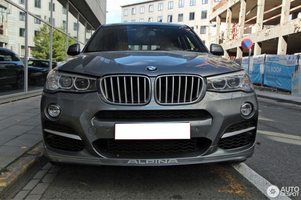 Dokladka zderzaka spoiler bmw x3 f25 x4 f26 alpina nowa tuning